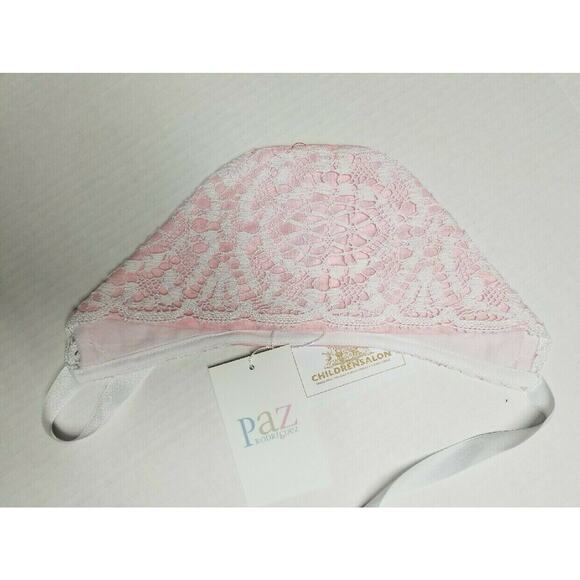 NWT Paz Rodriguez Lace Bonnet | 12 months - Picture 4 of 11